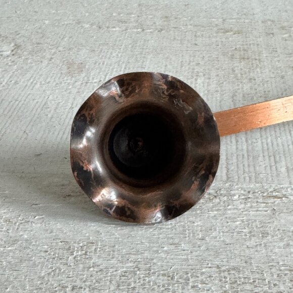 Vintage Copper Candle Snuffer with Twisted Handle - Picture 7 of 8